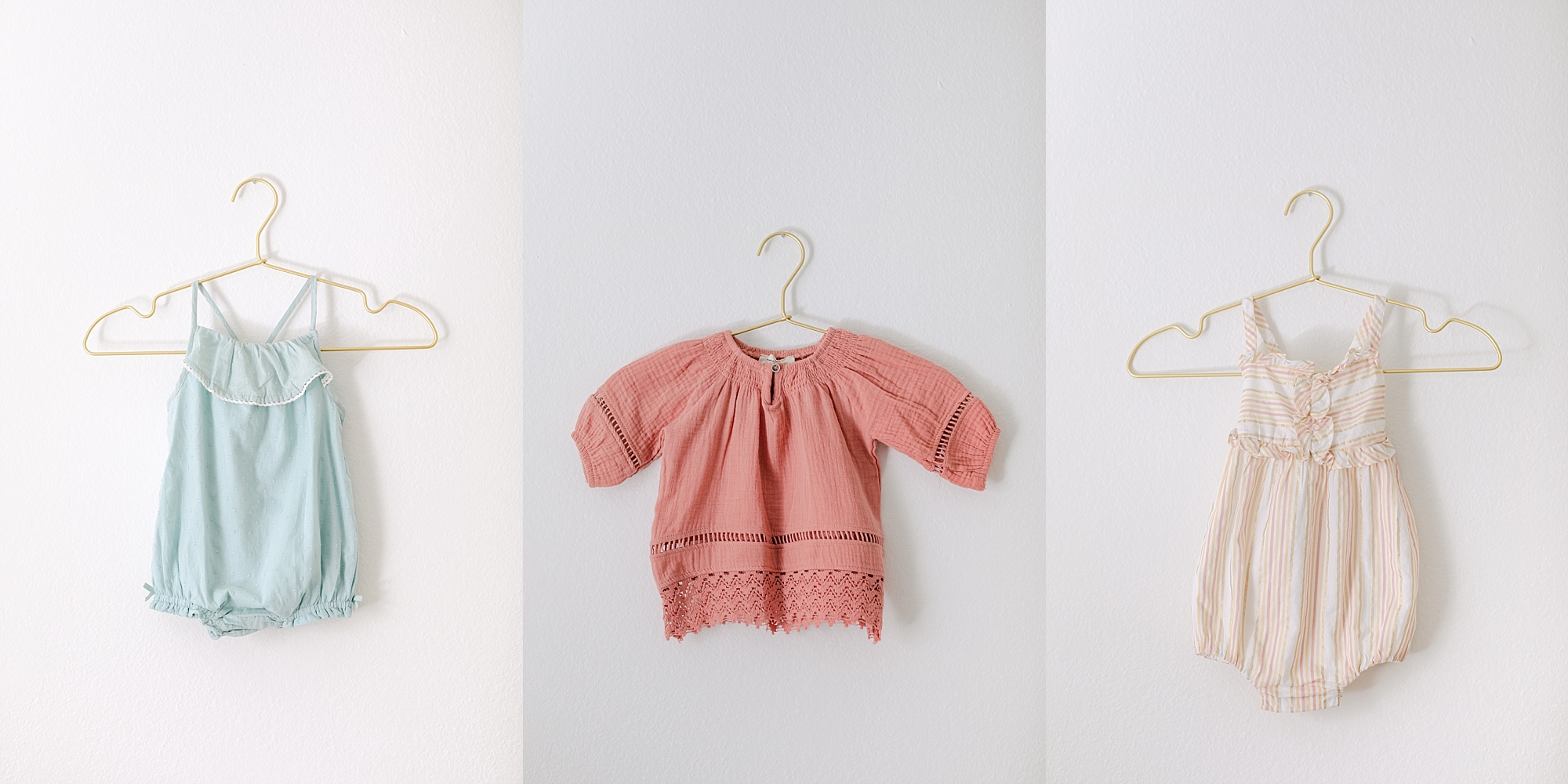 little girl wardrobe options for family photos in southern Cali
