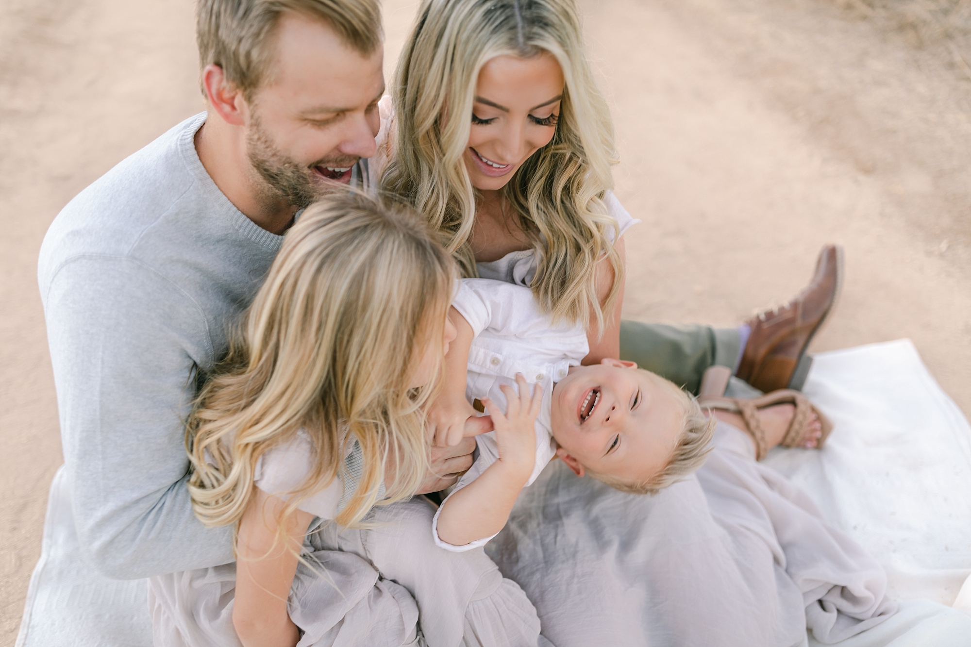 A Touch of Pink California blogger family photo shoot